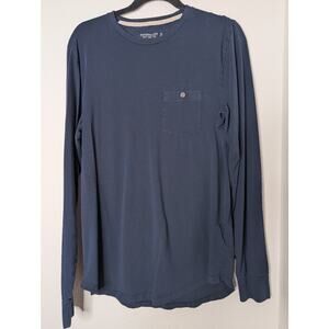 Abercrombie & Fitch Y2K Vintage Navy Crewneck Longsleeve M